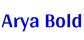 Arya Bold font